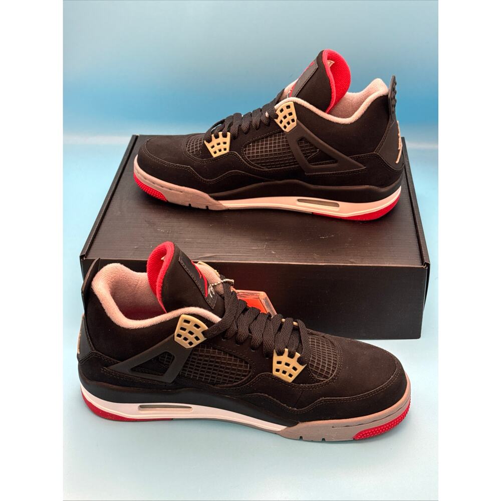 Air Jordan 4 2012 Retro Bred m8.5 w10 - Picture 2 of 15